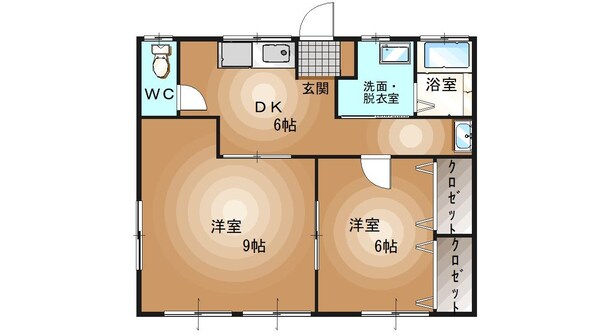 宇都宮駅 バス9分  中御幸町下車：停歩5分 1階の物件間取画像